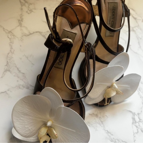 Upcycled bronze Jimmy Choo strappy heels 

These are listed - Picture 3 of 5